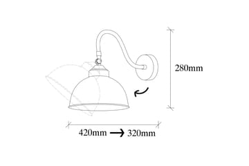 Opviq Saglam Vegglampe - Belysning - Innendørsbelysning & Lamper - Vegglampe