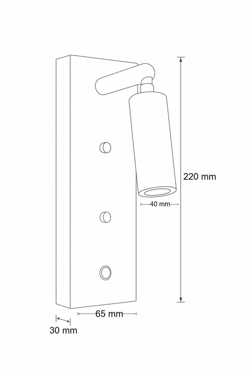Orvyn vegglampe 13 cm - Beige Eik - Belysning - Innendørsbelysning & Lamper - Vegglampe