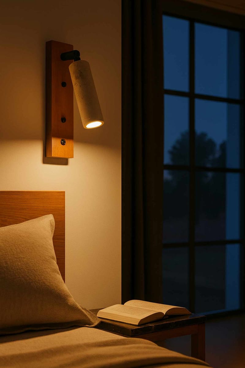 Orvyn vegglampe 13 cm - Beige Eik - Belysning - Innendørsbelysning & Lamper - Vegglampe