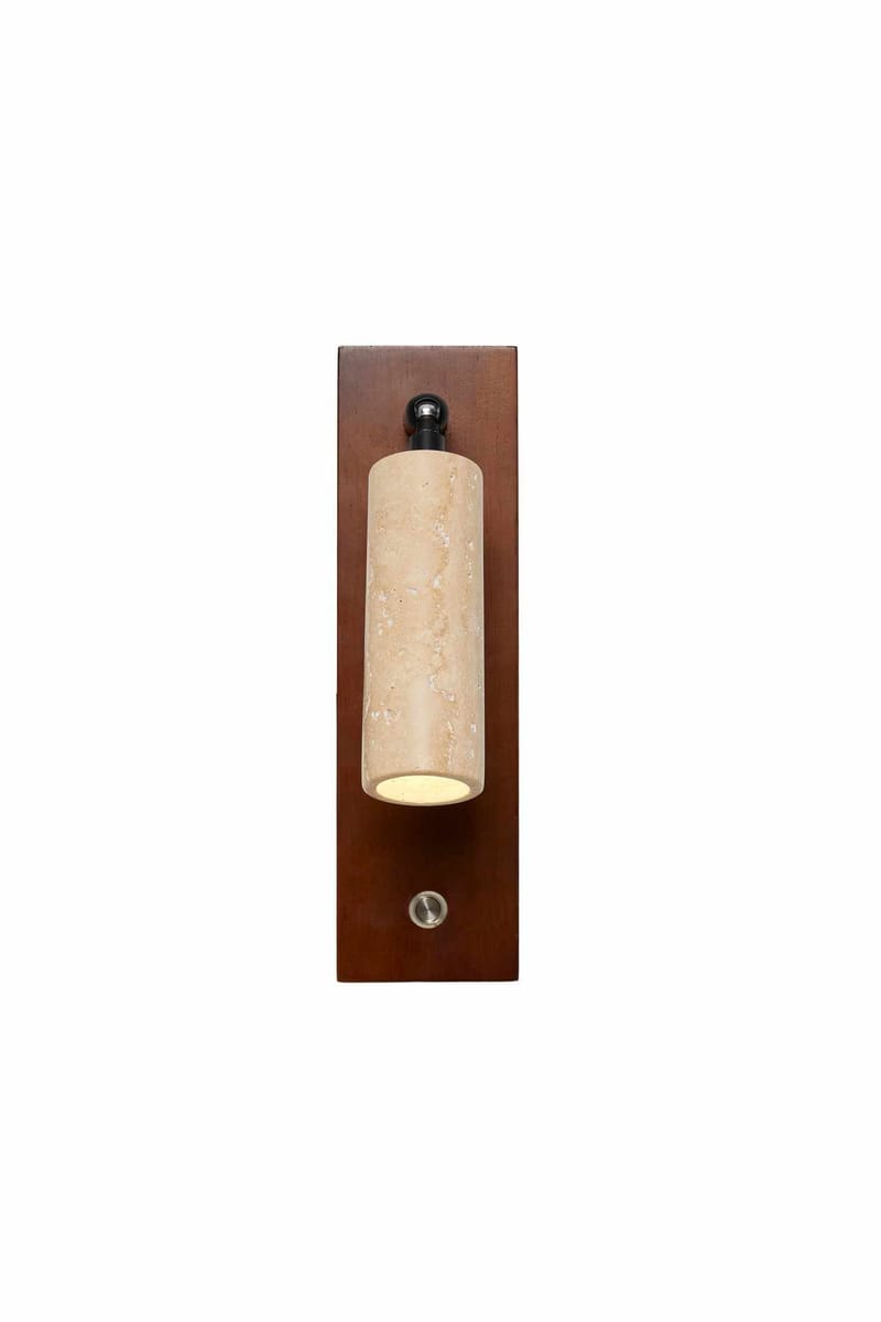 Orvyn vegglampe 13 cm - Beige Valnøtt - Belysning - Innendørsbelysning & Lamper - Vegglampe