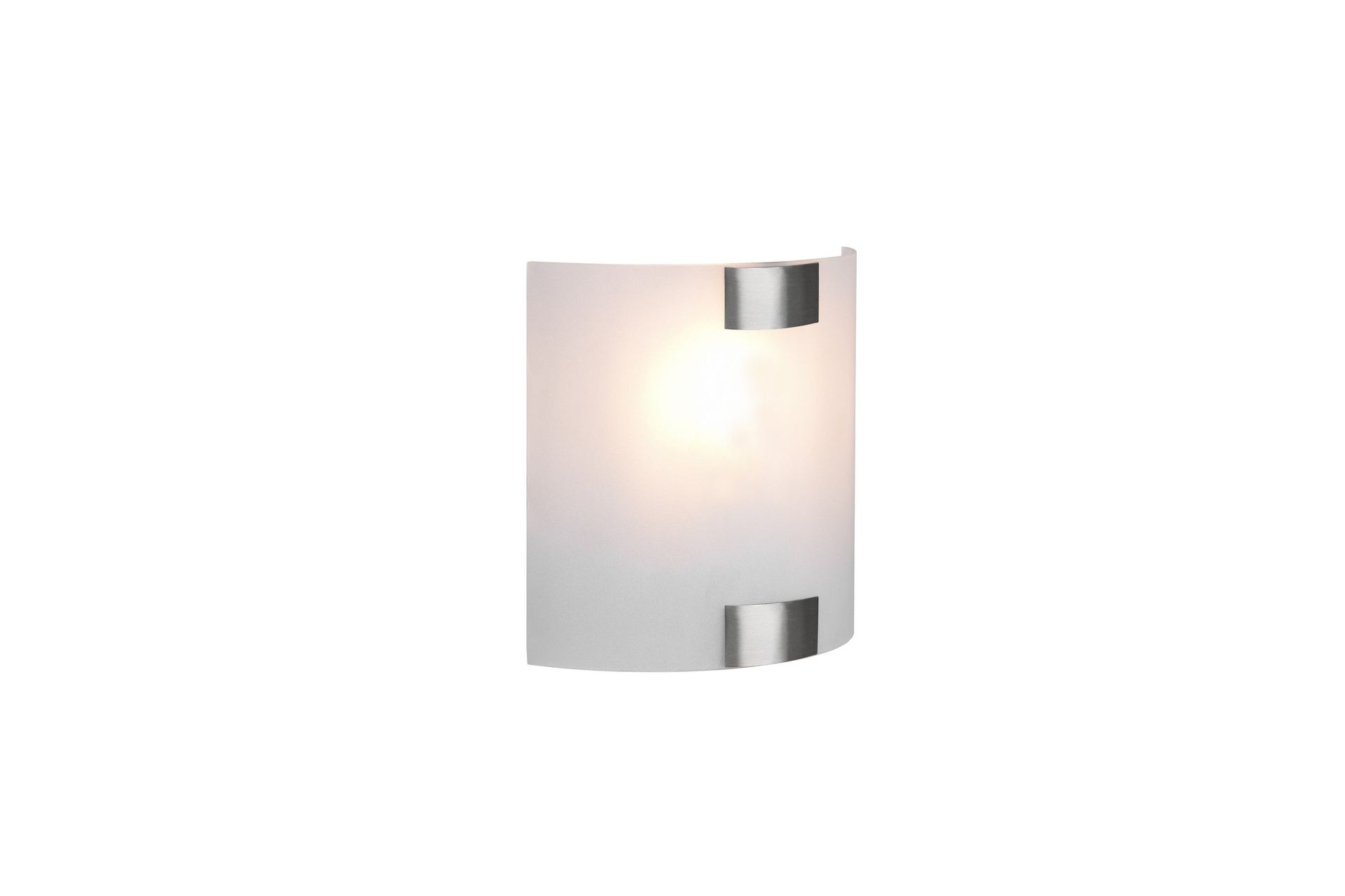 Pura Vegglampe 20 cm Børstet Stål -