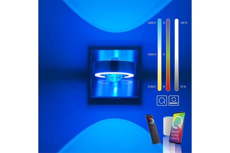 Q-Mia Paul Neuhaus Vegglampe - Belysning - Innendørsbelysning & Lamper - Vegglampe - Veggarmatur