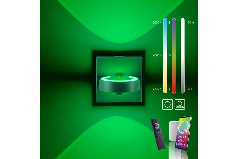 Q-Mia Paul Neuhaus Vegglampe - Belysning - Innendørsbelysning & Lamper - Vegglampe - Veggarmatur