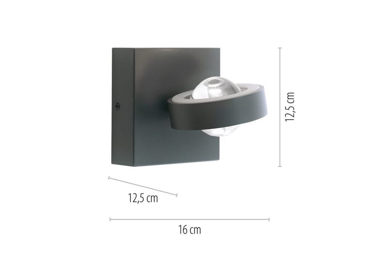 Q-Mia Paul Neuhaus Vegglampe - Belysning - Innendørsbelysning & Lamper - Vegglampe - Veggarmatur