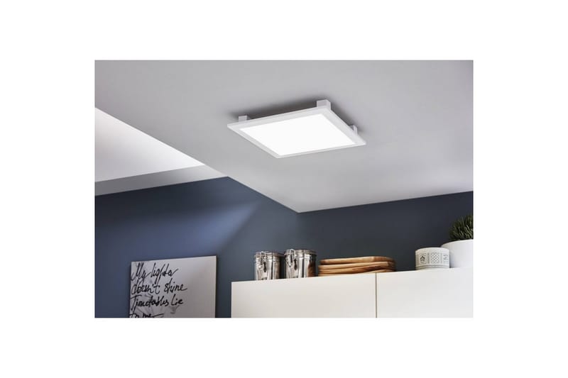 Rasterbelysning Eglo LED-Panel 4000K 300x300 mm - Hvit - Belysning - Innendørsbelysning & Lamper - Vegglampe