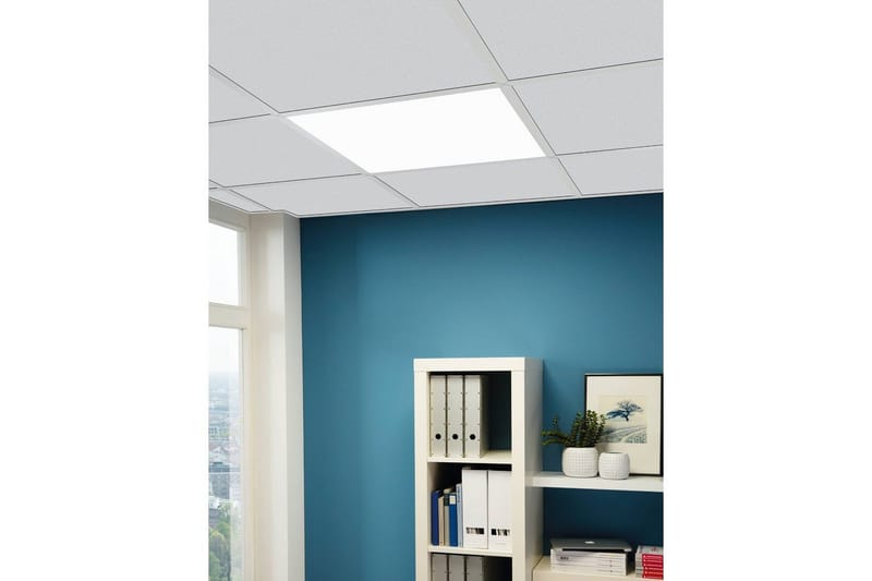 Rasterbelysning Eglo LED-Panel 4000K 300x300 mm - Hvit - Belysning - Innendørsbelysning & Lamper - Vegglampe