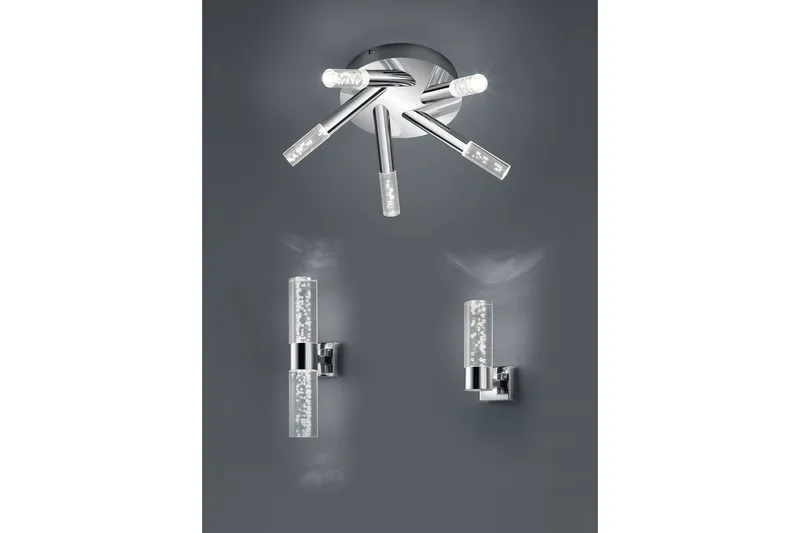 Schnicke Vegglampe LED - Krom - Belysning - Innendørsbelysning & Lamper - Vegglampe
