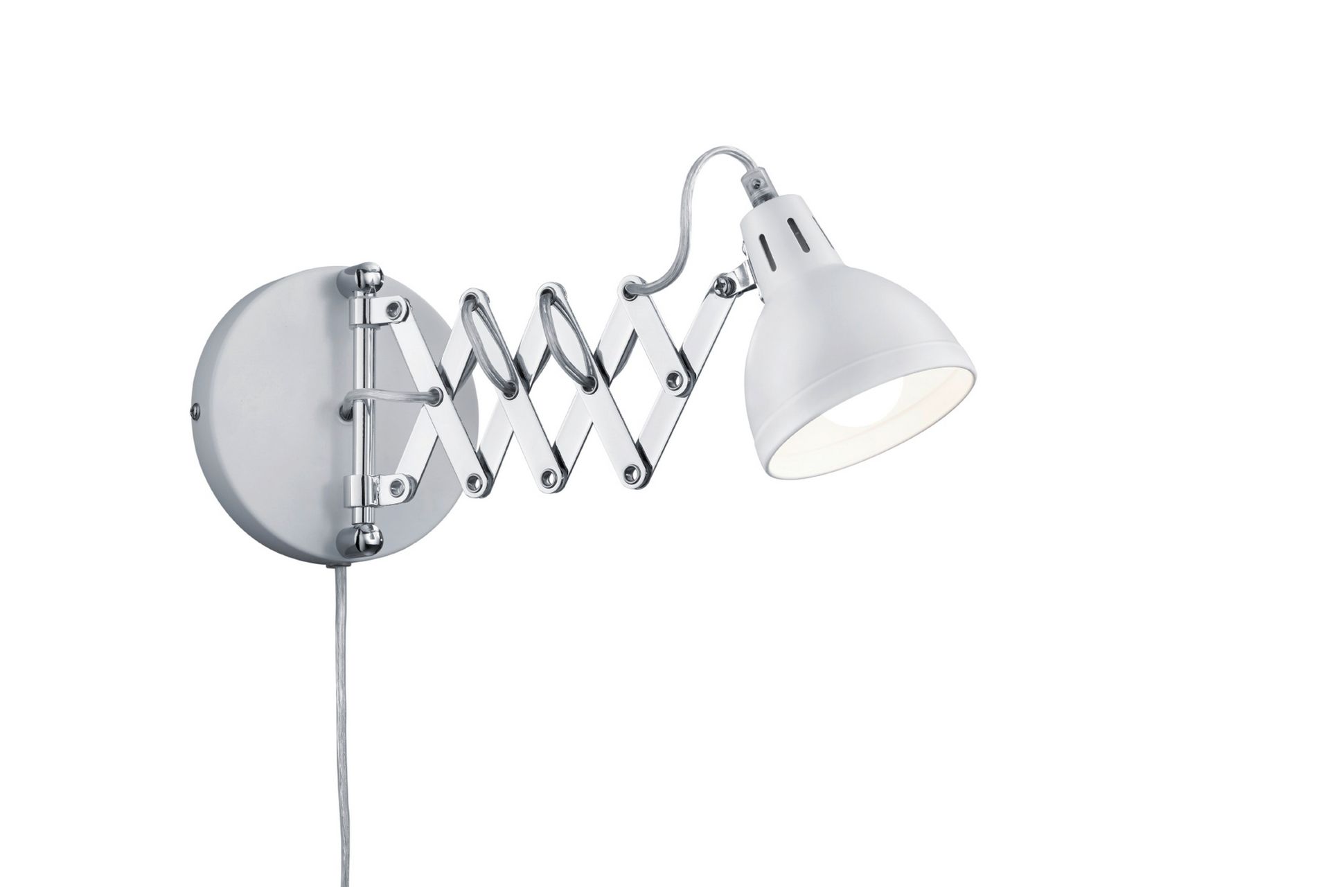 Scissor Vegglampe 1xE14 Hvit - Hvit - Belysning - Innendørsbelysning & Lamper - Vegglampe