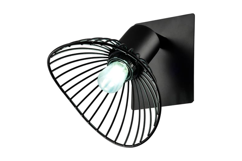 Sintex Vegglampe Dimbar LED Liten - Svart - Nattlampe vegg - Vegglampe - Veggarmatur - Soveromslampe