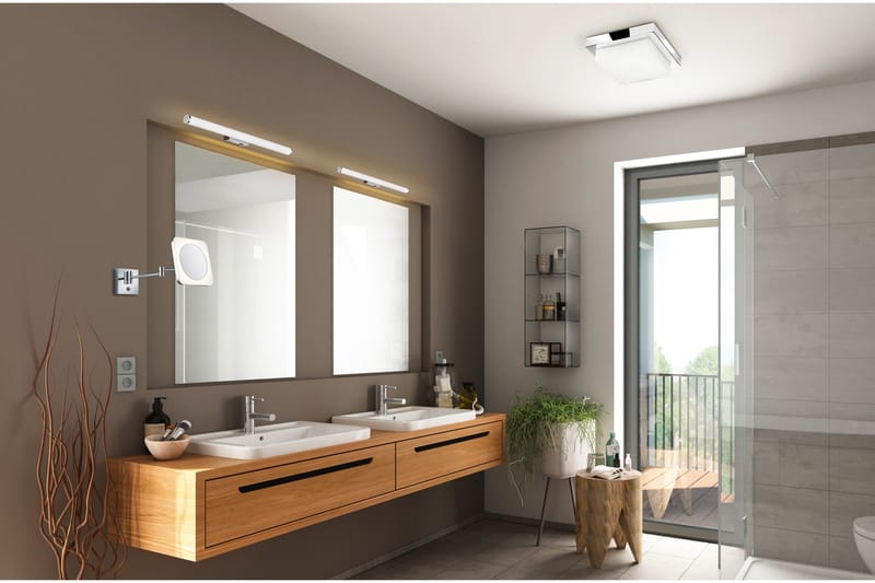Stinton Vegglampe LED - Krom - Belysning - Innendørsbelysning & Lamper - Møbelbelysning & integrert belysning