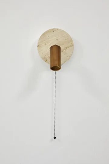 Tharosel vegglampe 21 cm - Beige Eik - Belysning - Innendørsbelysning & Lamper - Vegglampe