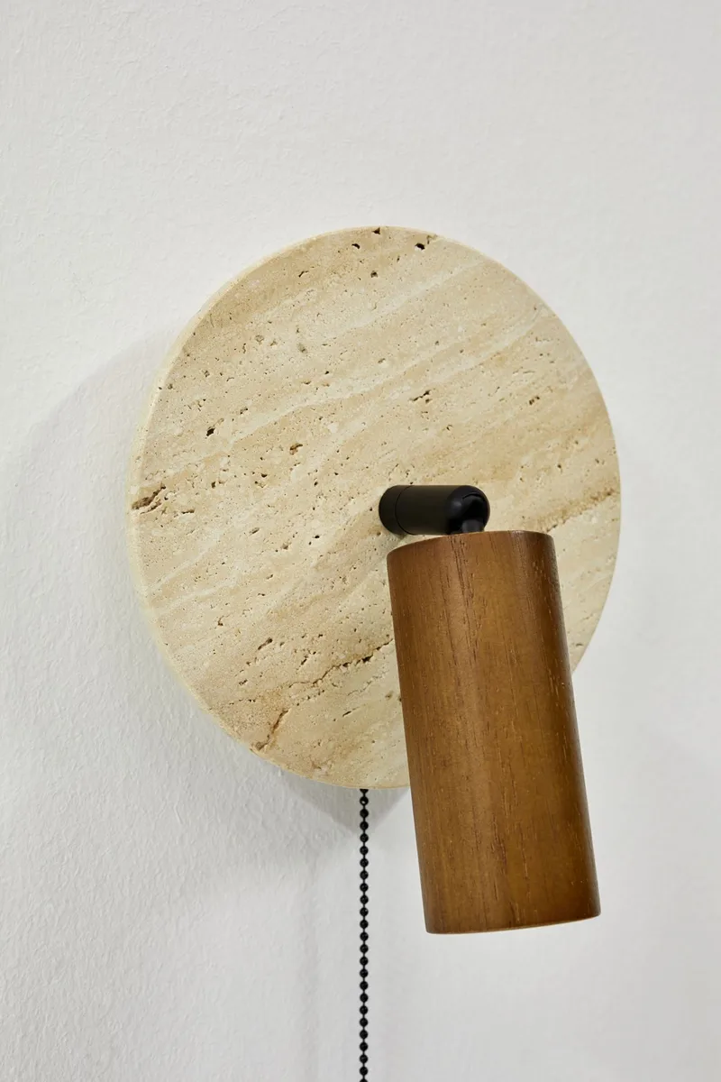 Tharosel vegglampe 21 cm - Beige Eik - Belysning - Innendørsbelysning & Lamper - Vegglampe