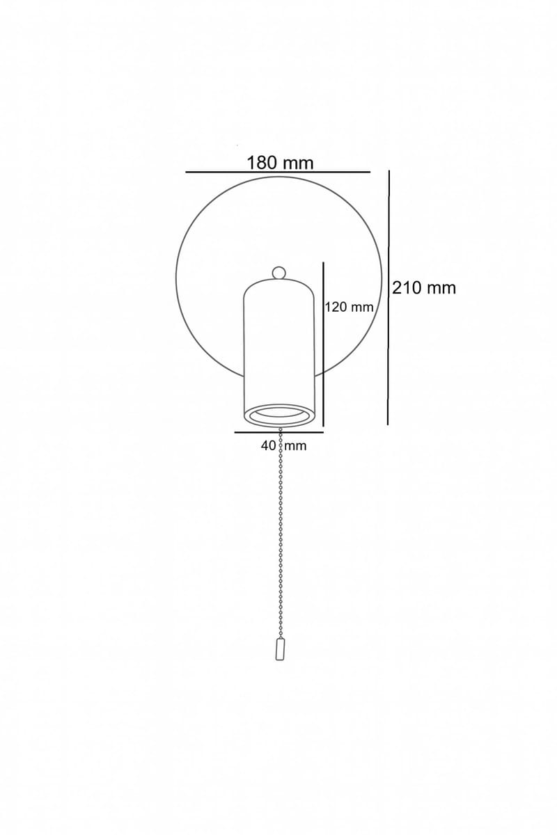 Tharosel vegglampe 21 cm - Beige Valnøtt - Belysning - Innendørsbelysning & Lamper - Vegglampe