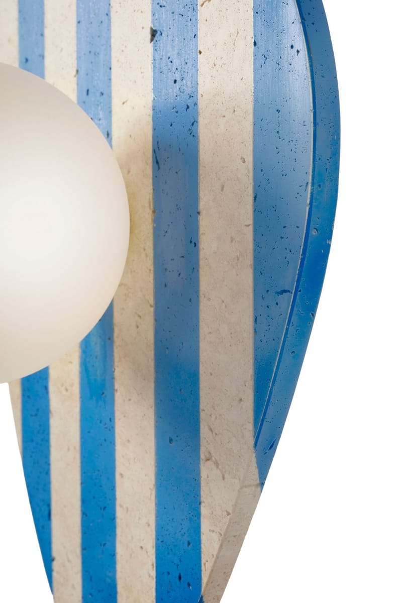 Thyrosel vegglampe 10 cm - Beige, Hvit, Blå - Belysning - Innendørsbelysning & Lamper - Vegglampe