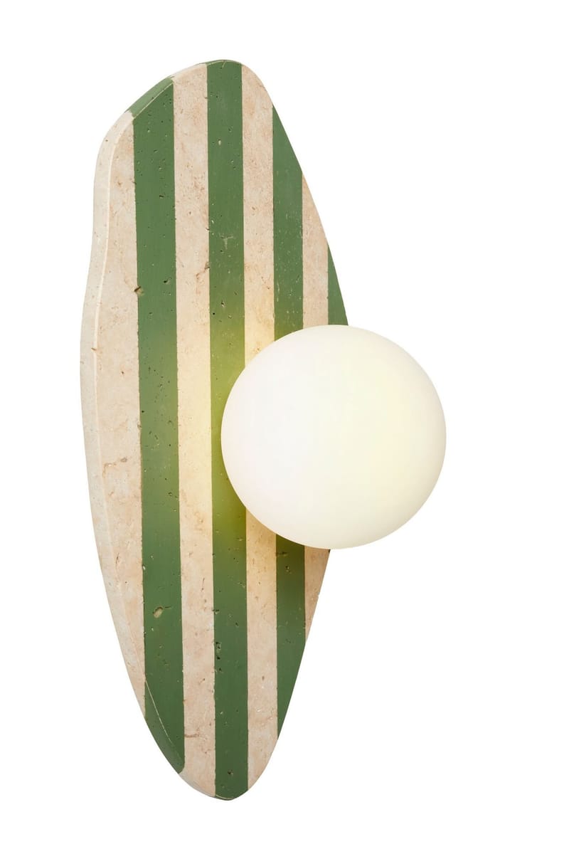 Thyrosel vegglampe 10 cm - Beige, Hvit, Grønn - Belysning - Innendørsbelysning & Lamper - Vegglampe