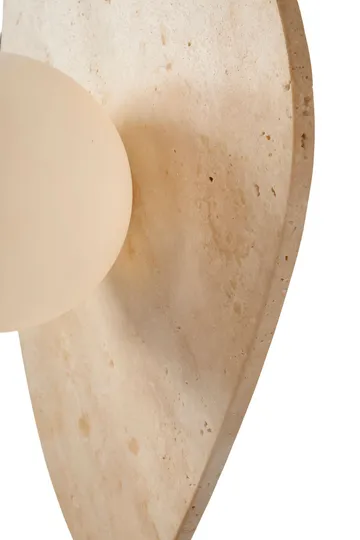 Thyrosel vegglampe 10 cm - Beige og Hvit - Belysning - Innendørsbelysning & Lamper - Vegglampe