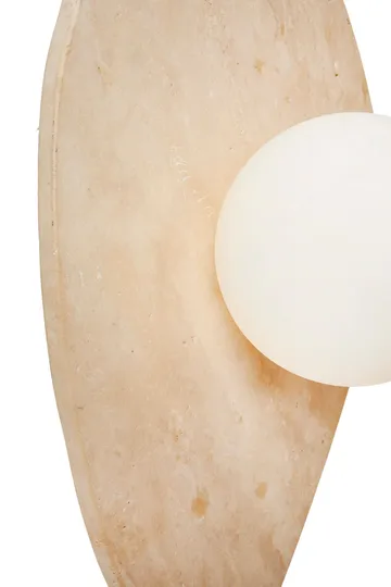 Thyrosel vegglampe 10 cm - Beige og Hvit - Belysning - Innendørsbelysning & Lamper - Vegglampe