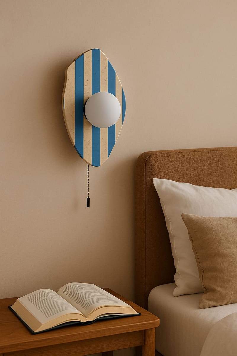 Torlic vegglampe 10 cm - Beige, Hvit, Blå - Belysning - Innendørsbelysning & Lamper - Vegglampe