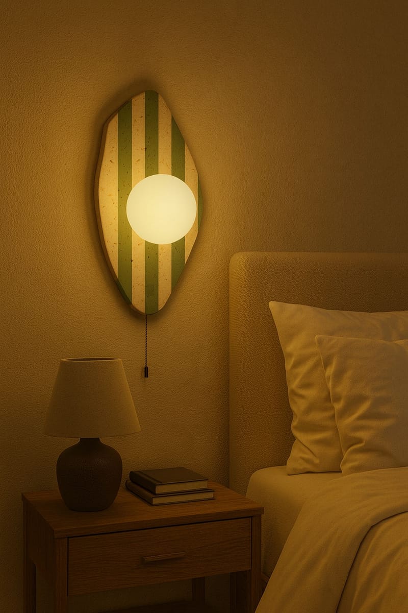 Torlic vegglampe 10 cm - Beige, Hvit, Grønn - Belysning - Innend ørsbelysning & Lamper - Vegglampe