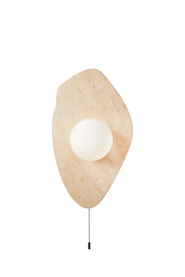 Torlic vegglampe 10 cm - Beige og Hvit - Belysning - Innendørsbelysning & Lamper - Vegglampe