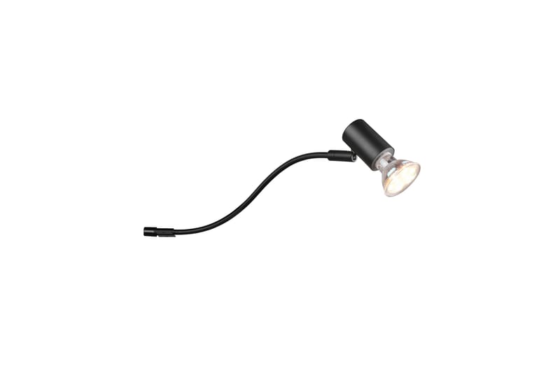 Trio Lighting Giada H2O vegglampe 1L GU10 matt svart - Belysning - Innendørsbelysning & Lamper - Vegglampe