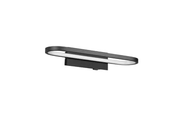 Trio Lighting Gianni H2O LED vegglampe 40 cm matt svart - Belysning - Innendørsbelysning & Lamper - Vegglampe