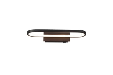 Trio Lighting Gianni H2O LED vegglampe 40 cm matt svart - Belysning - Innendørsbelysning & Lamper - Vegglampe