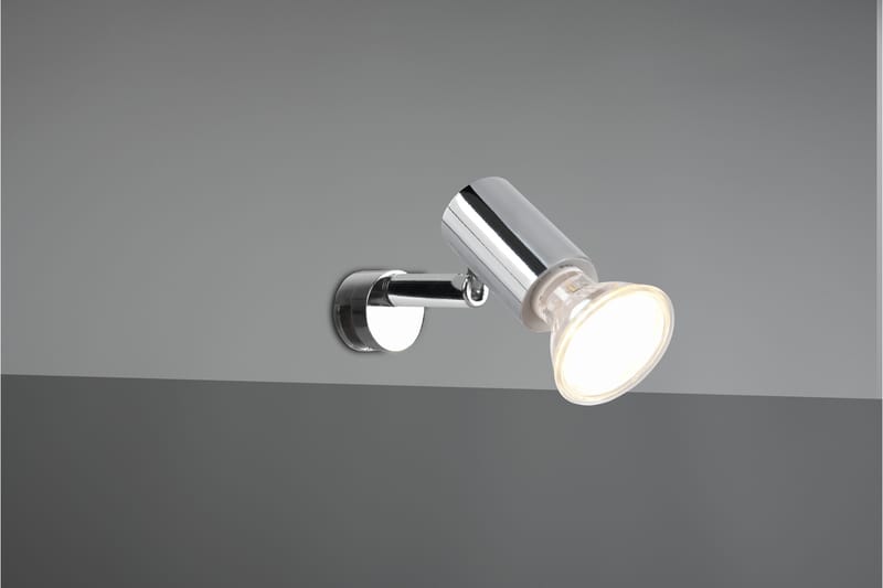 Trio Lighting Lorenzo H2O vegglampe 1L GU10 krom - Belysning - Innendørsbelysning & Lamper - Vegglampe