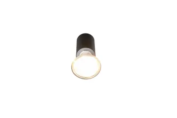 Trio Lighting Lorenzo H2O vegglampe 1L GU10 matt svart - Belysning - Innendørsbelysning & Lamper - Vegglampe