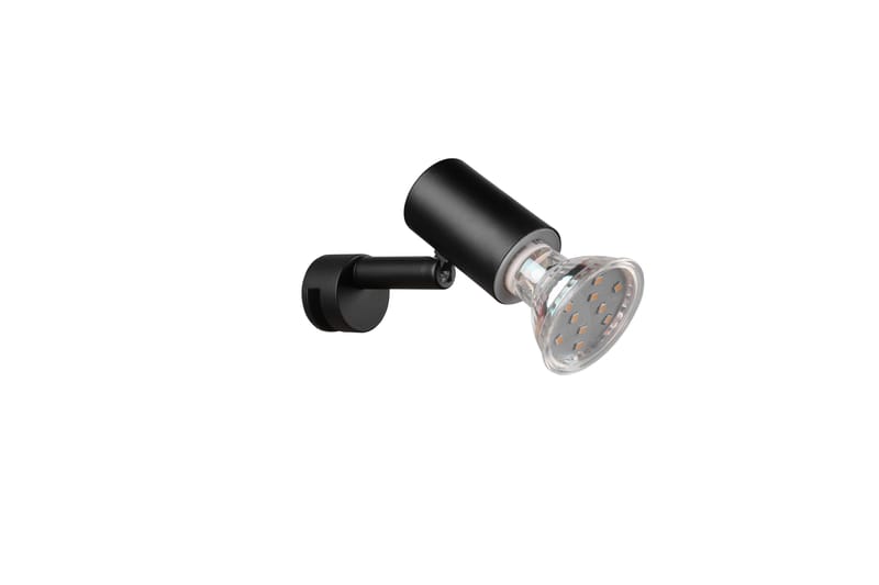 Trio Lighting Lorenzo H2O vegglampe 1L GU10 matt svart - Belysning - Innendørsbelysning & Lamper - Vegglampe