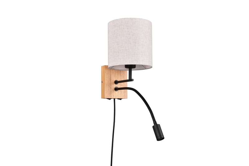 Trio Lighting Nilam Vegglampe m. Leselampe 18 cm LED + E27 tre - Belysning - Innendørsbelysning & Lamper - Vegglampe