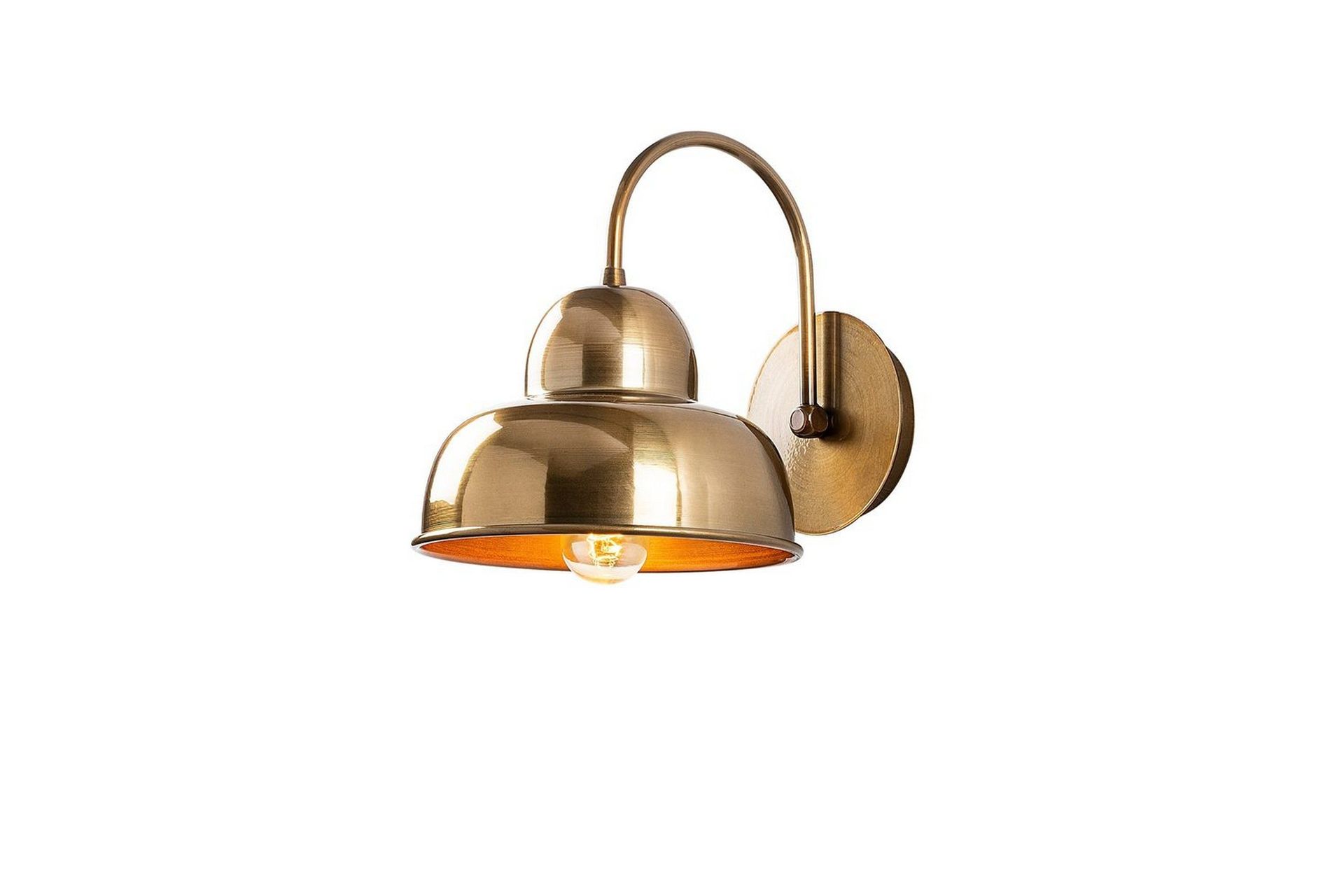 Vegg lampe Adrim Gull - Gull