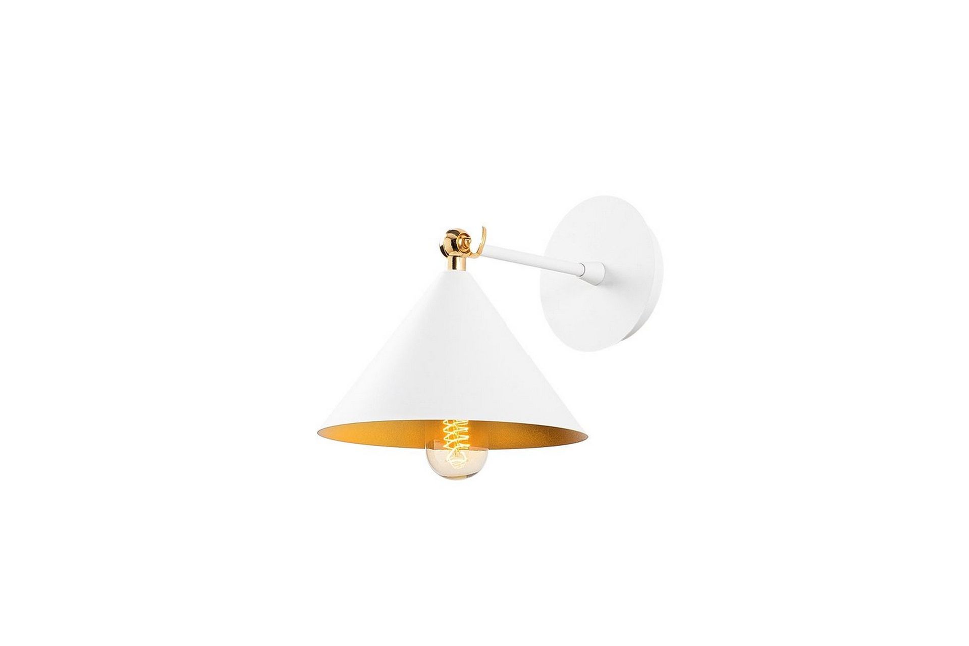 Vegg lampe Adrim Hvit - Hvit