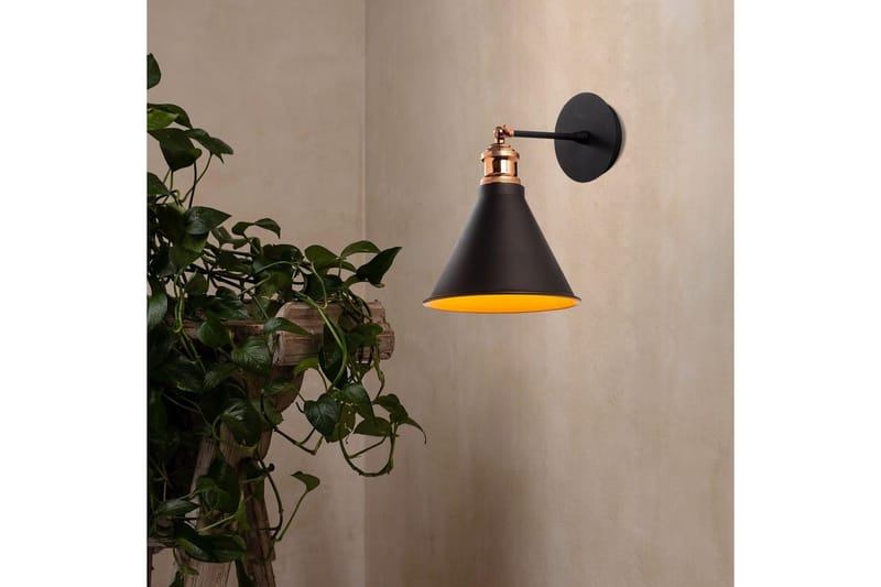 Vegg lampe Adrim Svart - Svart - Belysning - Innendørsbelysning & Lamper - Vegglampe