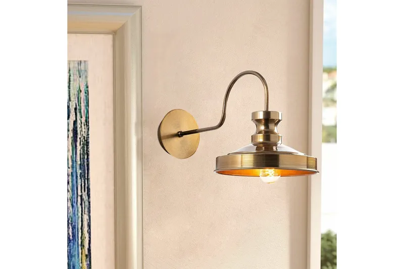 Vegg lampe Adrimq Gull - Gull - Belysning - Innendørsbelysning & Lamper - Vegglampe