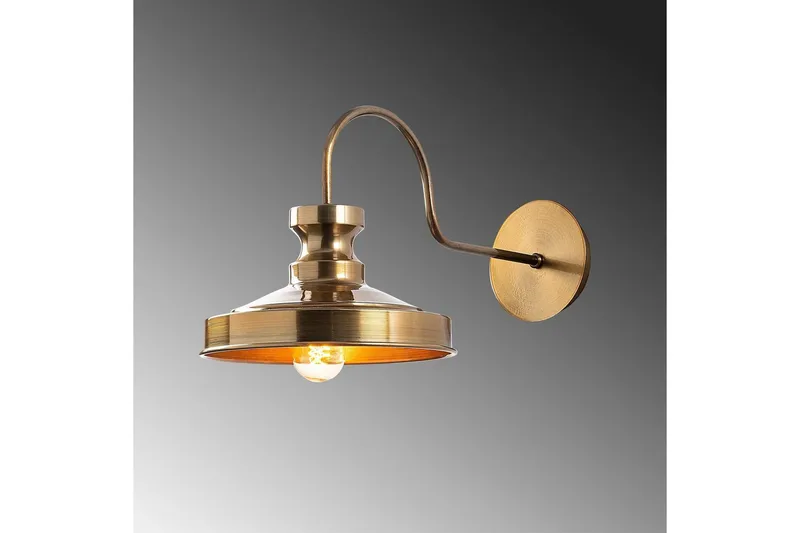 Vegg lampe Adrimq Gull - Gull - Belysning - Innendørsbelysning & Lamper - Vegglampe