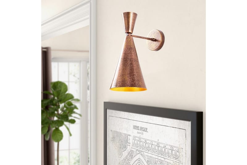 Vegg lampe Adrimtri Gull - Gull - Belysning - Innendørsbelysning & Lamper - Vegglampe