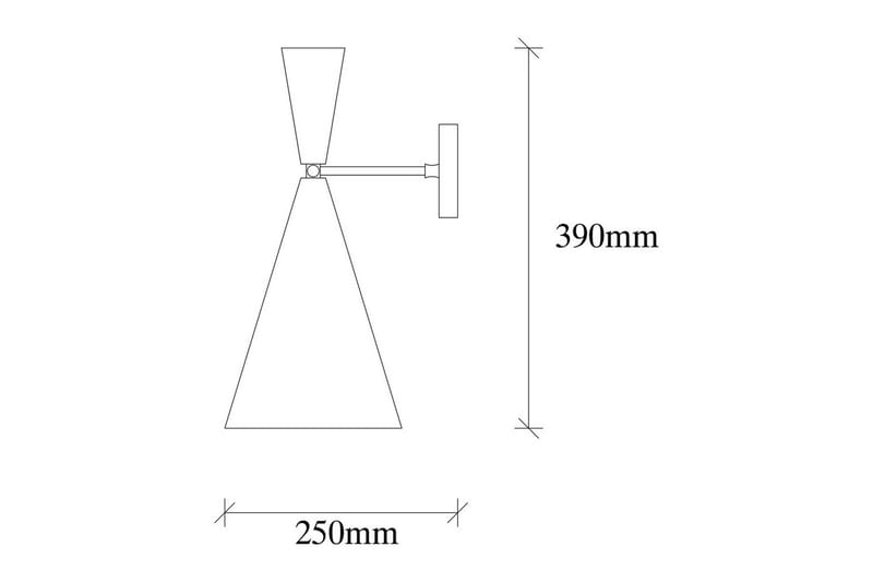 Vegg lampe Adrimtri Gull - Gull - Belysning - Innendørsbelysning & Lamper - Vegglampe