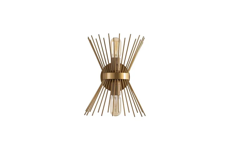 Vegg lampe Afroz Gull, Gull