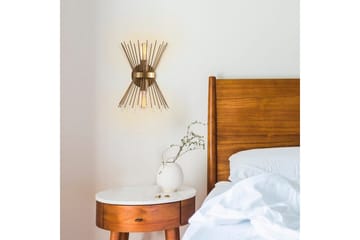 Vegg lampe Afroz Gull - Gull - Belysning - Innendørsbelysning & Lamper - Vegglampe