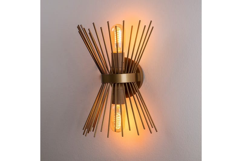 Vegg lampe Afroz Gull - Gull - Belysning - Innendørsbelysning & Lamper - Vegglampe