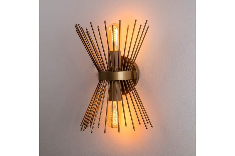 Vegg lampe Afroz Gull - Gull - Belysning - Innendørsbelysning & Lamper - Vegglampe