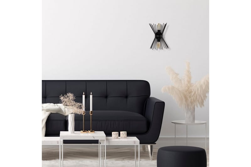 Vegg lampe Afroz Svart - Svart - Belysning - Innendørsbelysning & Lamper - Vegglampe