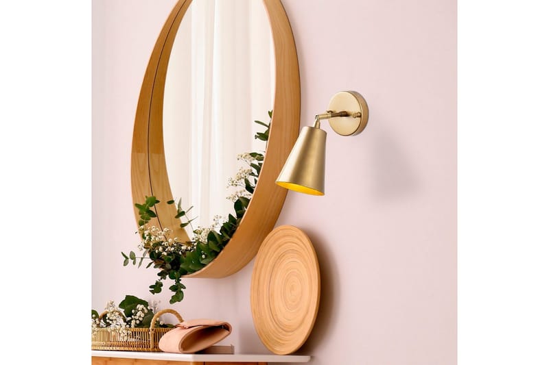 Vegg lampe Avraen Gull - Gull - Belysning - Innendørsbelysning & Lamper - Vegglampe