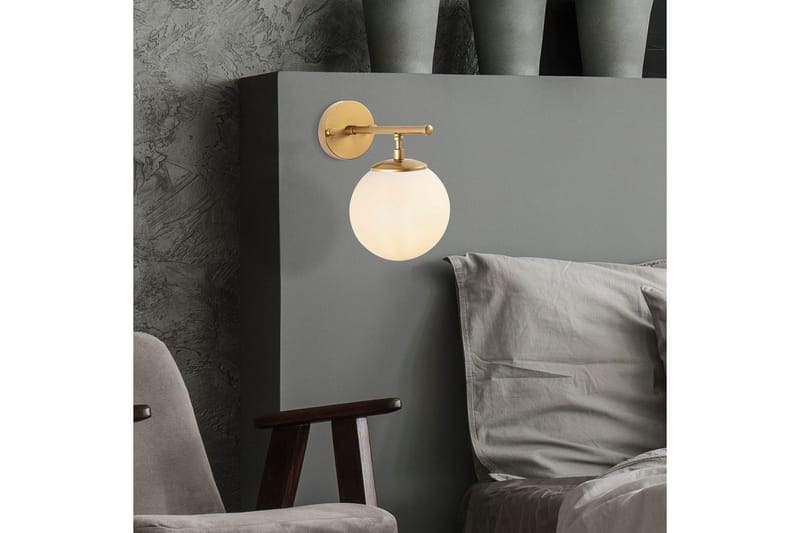 Vegg lampe Berriarenr Skinnende Gull - Skinnende Gull - Belysning - Innendørsbelysning & Lamper - Vegglampe