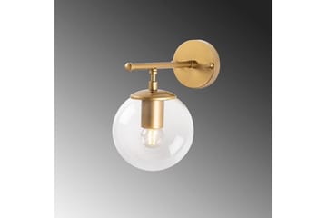 Vegg lampe Berriarenr Skinnende Gull / Transparent - Skinnende Gull / Transparent - Belysning - Innendørsbelysning & Lamper - Vegglampe