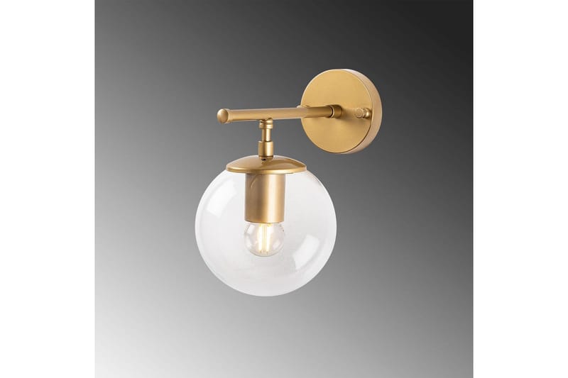 Vegg lampe Berriarenr Skinnende Gull / Transparent - Skinnende Gull / Transparent - Belysning - Innendørsbelysning & Lamper - Vegglampe