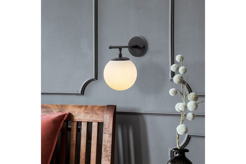 Vegg lampe Berriarenr Svart / Krem - Svart / Krem - Belysning - Innendørsbelysning & Lamper - Vegglampe
