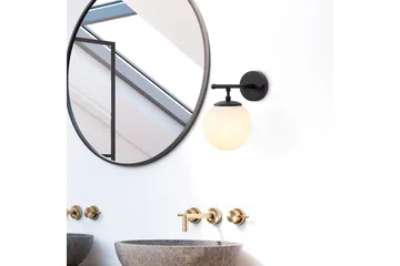 Vegg lampe Berriarenr Svart / Krem - Svart / Krem - Belysning - Innendørsbelysning & Lamper - Vegglampe