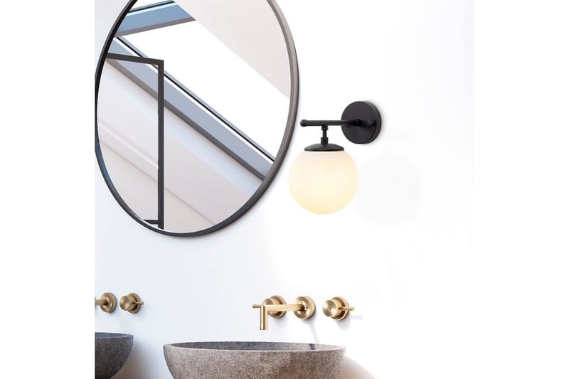 Vegg lampe Berriarenr Svart / Krem - Svart / Krem - Belysning - Innendørsbelysning & Lamper - Vegglampe